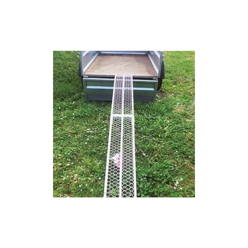 1 rampe alu caillebotis pliante 2,28 m - 225 kg - TRAILERS EQUIPMENT