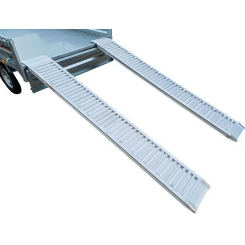 2 rampes aluminium 2,5M - 2000KG sans rebord - TOPCAMP