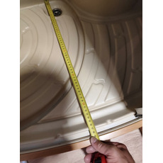 Miniature Bac à douche - BEIGE - 1054 x 904 x 250 MM  N° 1