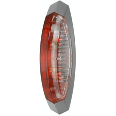 Miniature FEU D'ENCOMBREMENT LATERAL ROUGE ET BLANC SOCLE GRIS - HELLA DROIT N° 0