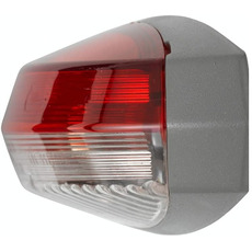 Miniature FEU D'ENCOMBREMENT LATERAL ROUGE ET BLANC SOCLE GRIS - HELLA DROIT N° 3