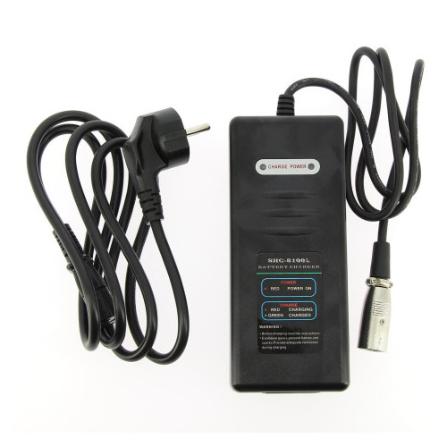 Chargeur connecteur XLR pour VÉLO PLIANT À ASSISTANCE ÉLECTRIQUE 36V NOIR