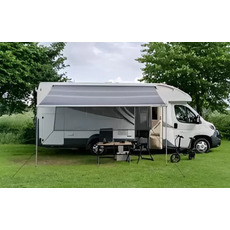 Miniature Pare-soleil latéral ATINA - 0,8 x 4,3 m - GRIS CLAIR - TRAVELLIFE N° 0