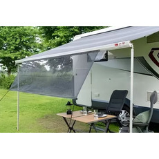 Miniature Pare-soleil latéral ATINA - 0,8 x 4,3 m - GRIS CLAIR - TRAVELLIFE N° 1