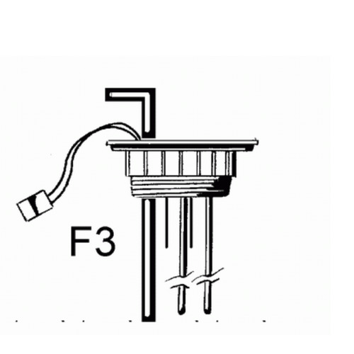 Sonde de niveau d’eau propre avec 5 tiges plongeantes non retaillable 320 mm - CBE 