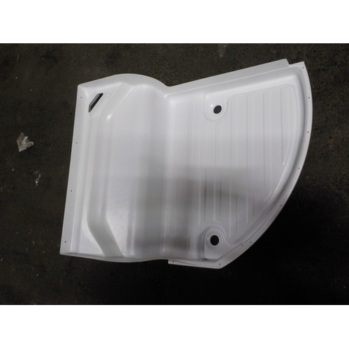 Bac de douche monté sur un chausson welcome de 2015 bac 880x710x301 abs graine blanc ral9003 - TRIGANO