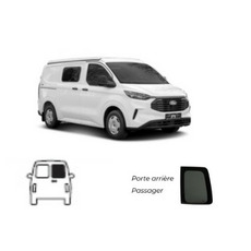 Miniature Baie porte arrière passager - Ford TRANSIT V710 après 2023 -779 x 477 - FIXE - CARBEST  N° 1