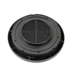 Miniature Aérateur de toit permanent noir - 200 mm - FAWO N° 1