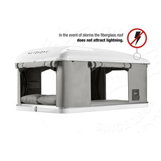Miniature Tente de toit AIRTOP PLUS - LARGE - 215 X 165 - GRIS - AUTOHOME N° 13