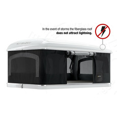 Miniature Tente de toit AIRTOP 360° - LARGE- 215 X 165 - COQUE BLANCHE - AUTOHOME N° 5