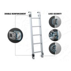 Miniature Tente de toit Airlander - SMALL X-LONG - 210 X 145 - COQUE BLANCHE - AUTOHOME N° 12