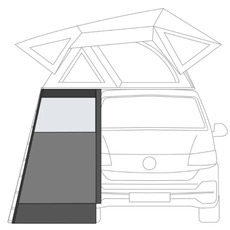 Miniature ANNEXE pour Tente de toit - Privacy Moonlight Tent 140 - FIAMMA N° 1