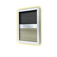 Miniature CADRE INTERIEUR AVEC STORE OCCULTANT & MOUSTIQUAIRE - 300 X 450 - AVEC LED - MASIS N° 0