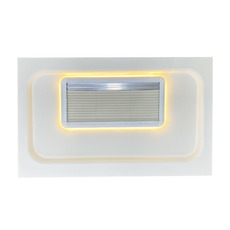 Miniature CADRE INTERIEUR AVEC STORE OCCULTANT & MOUSTIQUAIRE - 650 X 300 - AVEC LED - MASIS N° 4