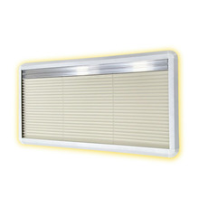 Miniature CADRE INTERIEUR AVEC STORE OCCULTANT & MOUSTIQUAIRE - 850 X 450- AVEC LED - MASIS N° 2