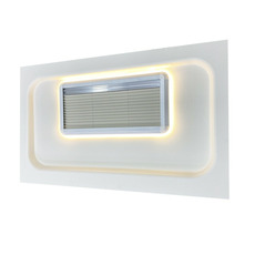 Miniature CADRE INTERIEUR AVEC STORE OCCULTANT & MOUSTIQUAIRE - 850 X 450- AVEC LED - MASIS N° 3