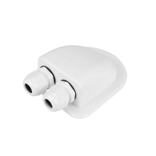 Passe-toit deux fils étanche - BLANC - MASIS