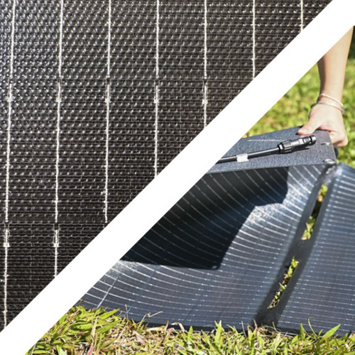 Panneau Pliable 12V I 210W I Monocristallin I Noir -ENERGIE MOBILE