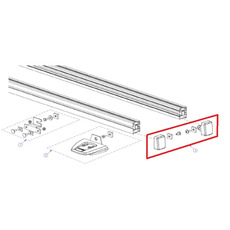 Cache rail gauche/droite - THULE