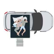 Miniature Tente de toit - MIGHTY OAK® LIGHT - MARRON - 165 - VICKYWOOD N° 2