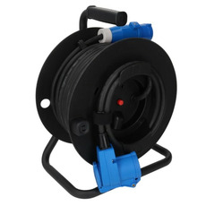 Miniature Enrouleur 25m - avec fiche CEE et prise coudée - HABA N° 0