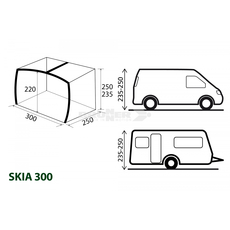 Miniature Solette gonflable SKIA  - 300 x 250 x H250  - BRUNNER N° 1