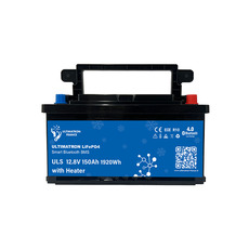 Miniature Batterie Lithium 150Ah 12V LiFePO4 sous le siège-Bluetooth-BMS-CHAUFFANTE Ultimatron N° 0