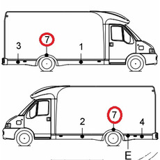 Miniature CARENAGE ROUE GM-685232A CHAUSSON CHALLENGER 2006 2007 N° 1