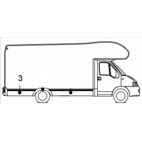 BAS DE CAISSE ARRIERE DROIT POUR CHAUSSON FLASH - 07/2006 - TRIGANO