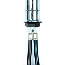 Miniature ROBINET MITIGEUR LINNEA K NOIR MAT RACCORD TETINE 10/12mm - REICH - N° 1