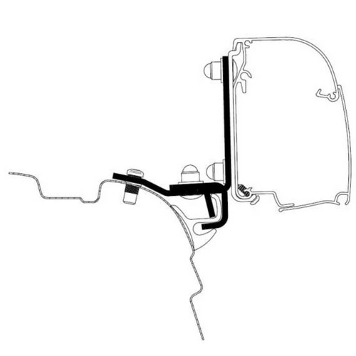  Adaptateur VW T5/T6 pour stores 4900 - THULE