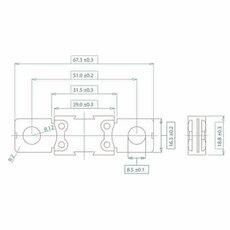 Miniature MEGA FUSIBLE 300A - MTA - N° 1