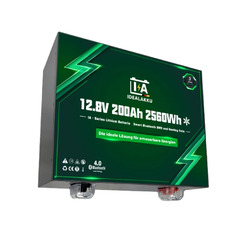 Miniature Batterie au lithium IA (sous siège) SERIES LiFePO4 12 V 200 Ah  Smart BMS avec Bluetooth CHAUFFANTE- IDEALAKKU N° 0