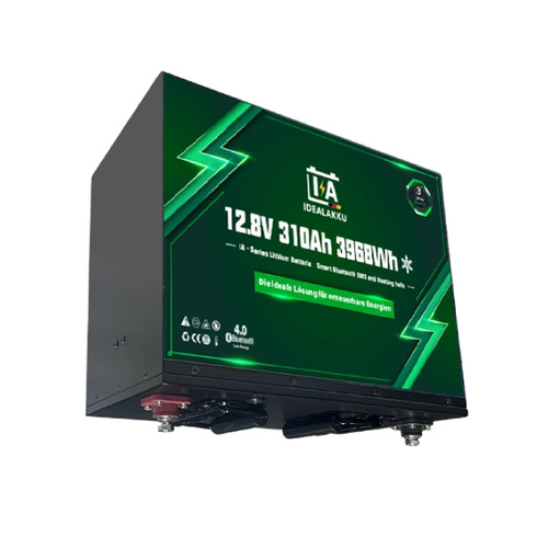 Batterie au lithium IA (sous siège) SERIES LiFePO4 12 V 310 Ah  Smart BMS avec Bluetooth CHAUFFANTE- IDEALAKKU