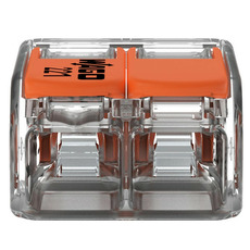 Miniature Borne de raccordement 2 câbles avec levier - LOT DE 20 - 221-412 - WAGO N° 0