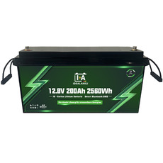 Miniature Batterie au lithium IB SERIES LiFePO4 12 V 200 Ah  Smart BMS avec Bluetooth - IDEALAKKU N° 1