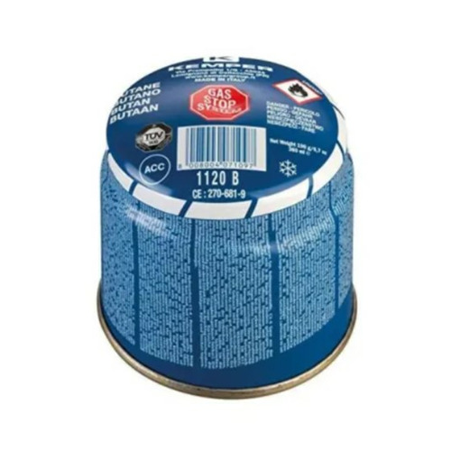 Cartouche perçable 190gr - GAZ BUTANE - Système de sécurité "STOP GAZ" - KEMPER