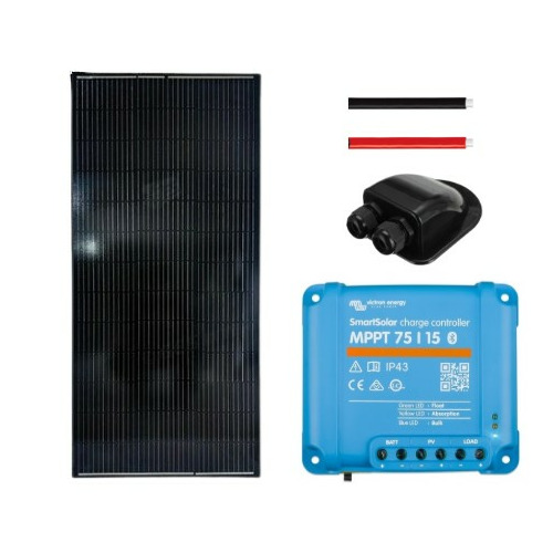 Kit solaire Camping-car - Panneau Solaire 200W / MPPT 75/15 (12/24V)