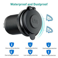 Miniature Prise charge rapide encastrable -  USB + USB-C  N° 3