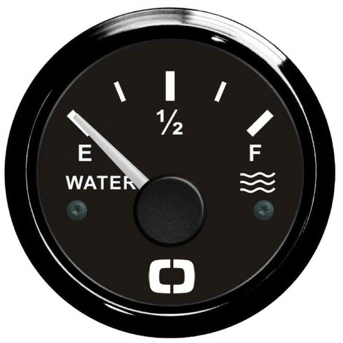 Jauge niveau d'eau 10-180 ohm noir/polie - OSCULATI