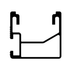 Miniature Rail de montage avec connexion latérale - 2,40m - K2 N° 1