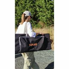 Miniature ATTENTION Produit imparfait | Table de camping pliante Modèle Bambou valise - 120 x 72 cm - SOPLAIR N° 1