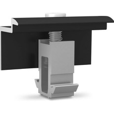 Miniature DomeClamp End Clamp 30-50 mm, noir anodisé  - K2 N° 0