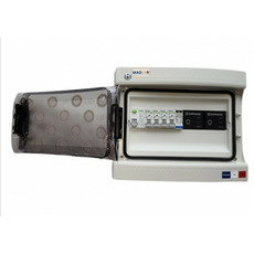 Miniature Coffret de protection AC 6kW - 2 x Q Relais monophasé - MadEnR N° 0