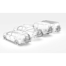 Miniature Bras pivotant porte-vélos- OUVERTURE A DROITE (Coté passager) -  SKEP N° 4