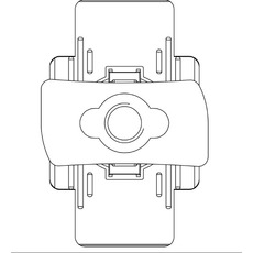 Miniature Écrou-Prisonnier MK2 Inox avec Clip – Compatible Systèmes de Montage - K2 N° 1
