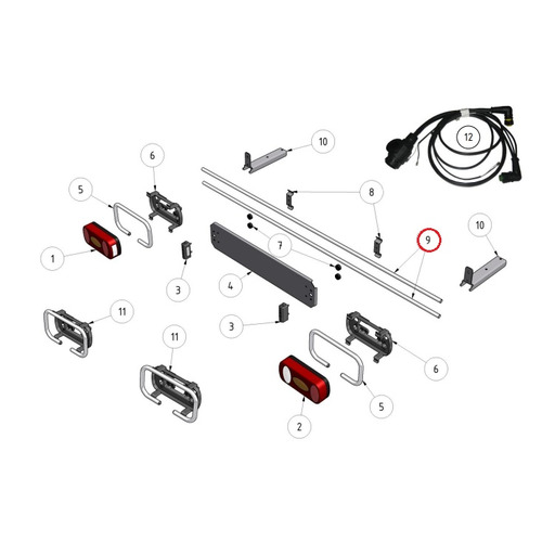 TUBE ROND EN ALUMINIUM N°9- ALDEN