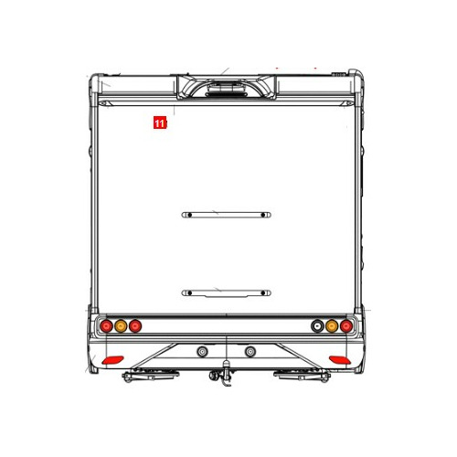 Profil aluminium couvercle – Longueur 7 m - TRIGANO