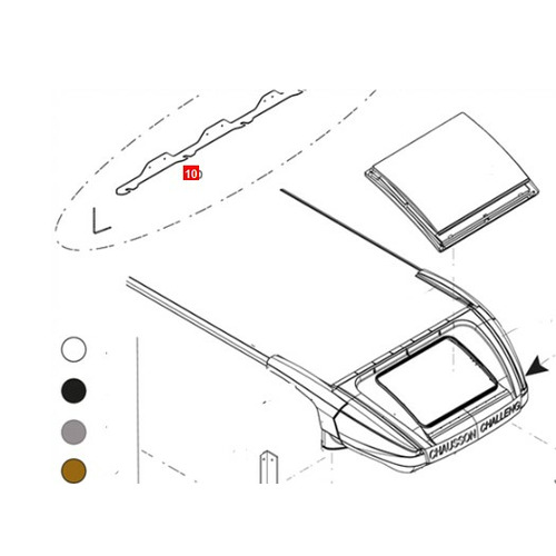 EQUERRE DE FIXATION POUR TOIT - - TRIGANO