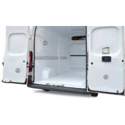 Coffres de roue CARBEST Cover Plus pour Ducato / Boxer / Jumper L1H1 après 2006.  